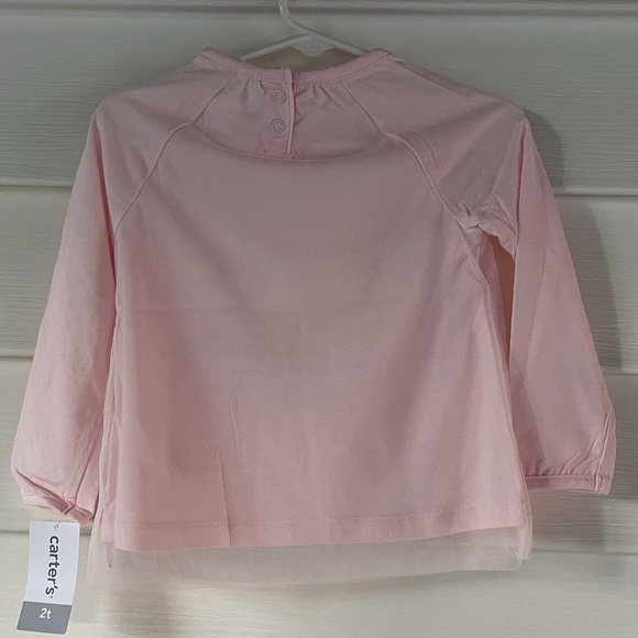 Carter’s Tulle Top and Star Leggings Set Sz 2T - Picture 5 of 8